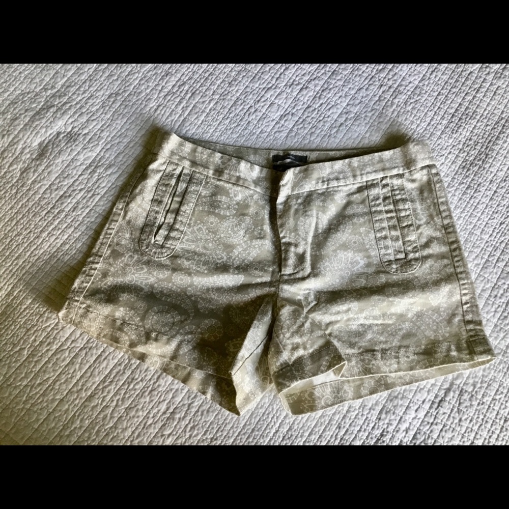 Gap Paisley Khaki Shorts